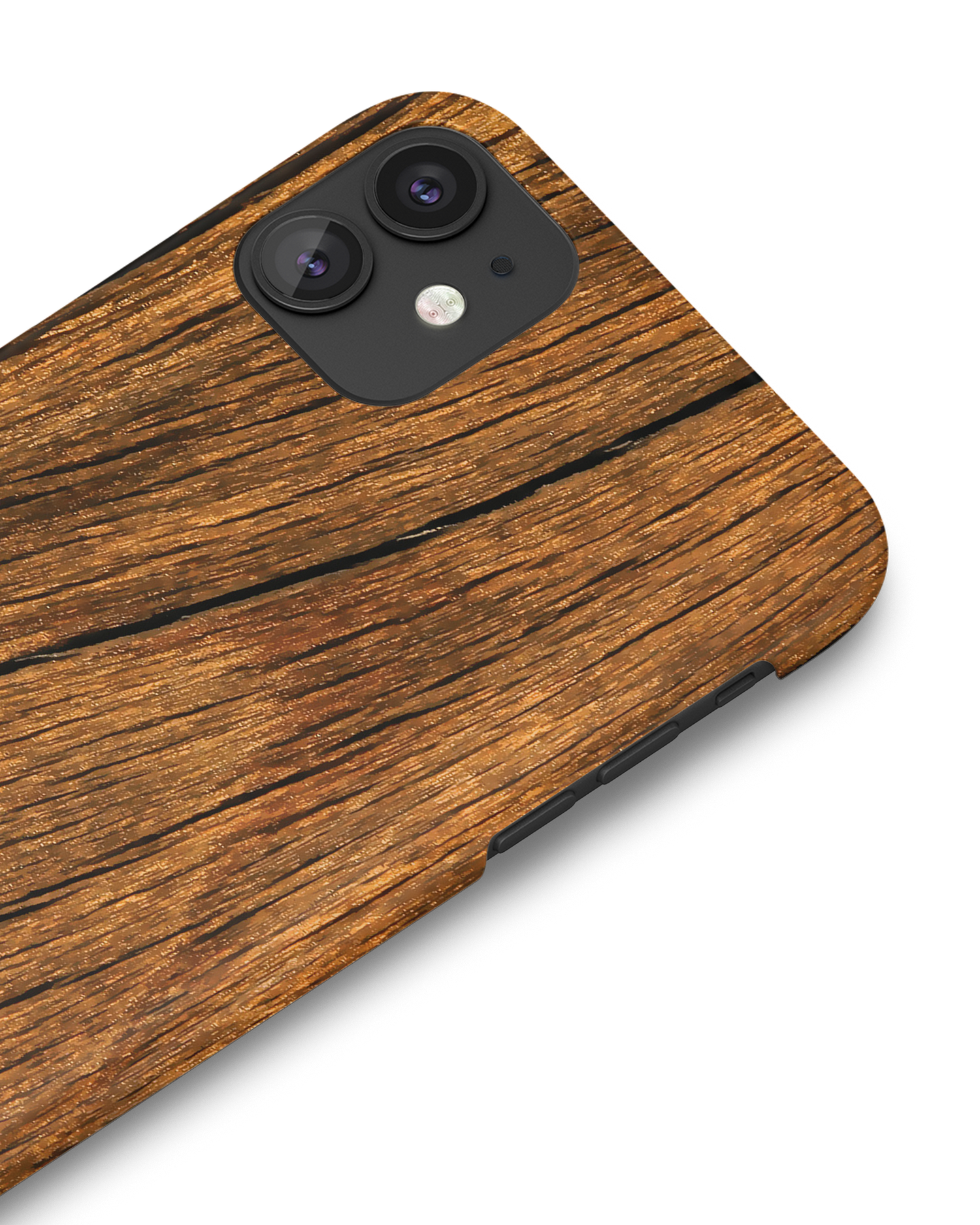 Wood Hard Shell Phone Case Apple iPhone 11: Detail Shot