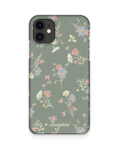 Wild Flower Sprigs Hard Shell Phone Case Apple iPhone 11