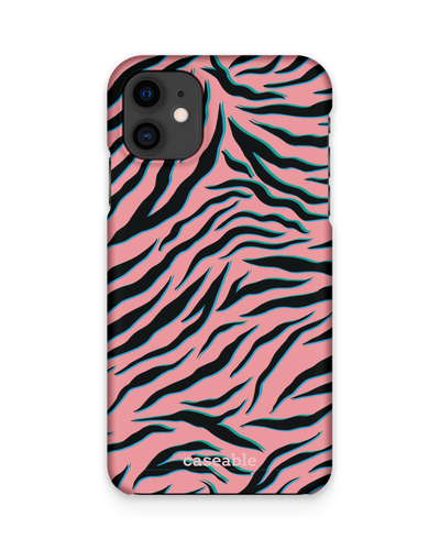 Pink Zebra Hard Shell Phone Case Apple iPhone 11