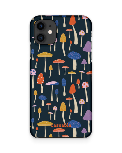 Mushroom Delights Hard Shell Phone Case Apple iPhone 11