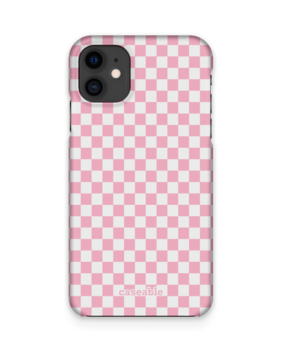 Pink Checkerboard Hard Shell Phone Case Apple iPhone 11