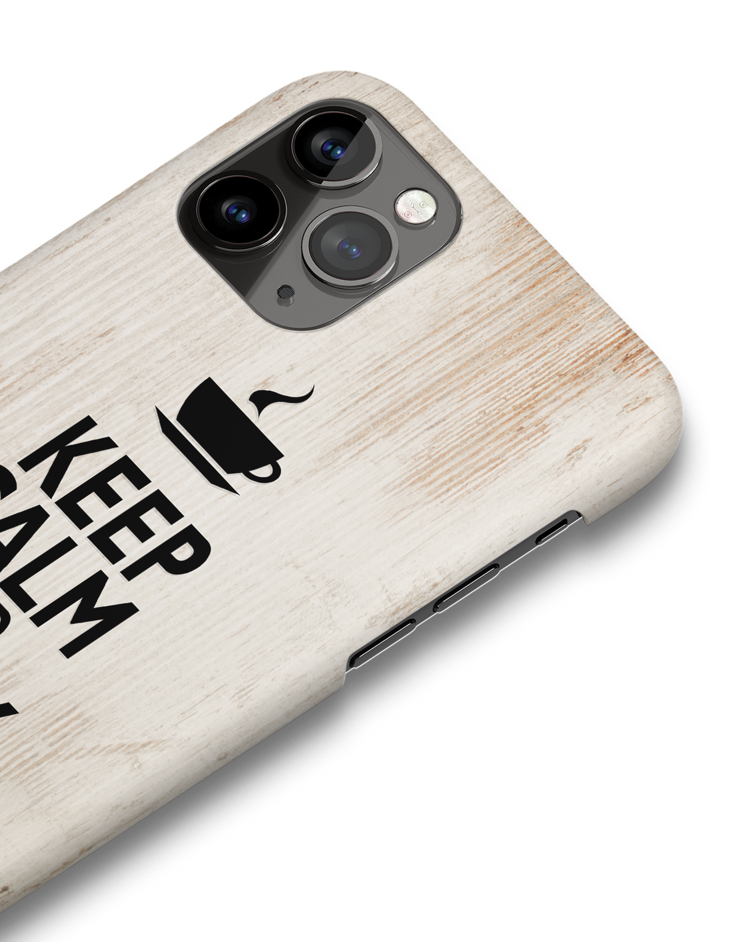 Drink Coffee Hard Shell Phone Case Apple iPhone 11 Pro Max: Detail Shot