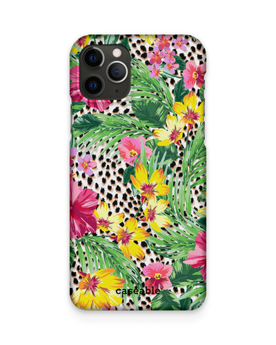 Tropical Cheetah Hard Shell Phone Case Apple iPhone 11 Pro Max