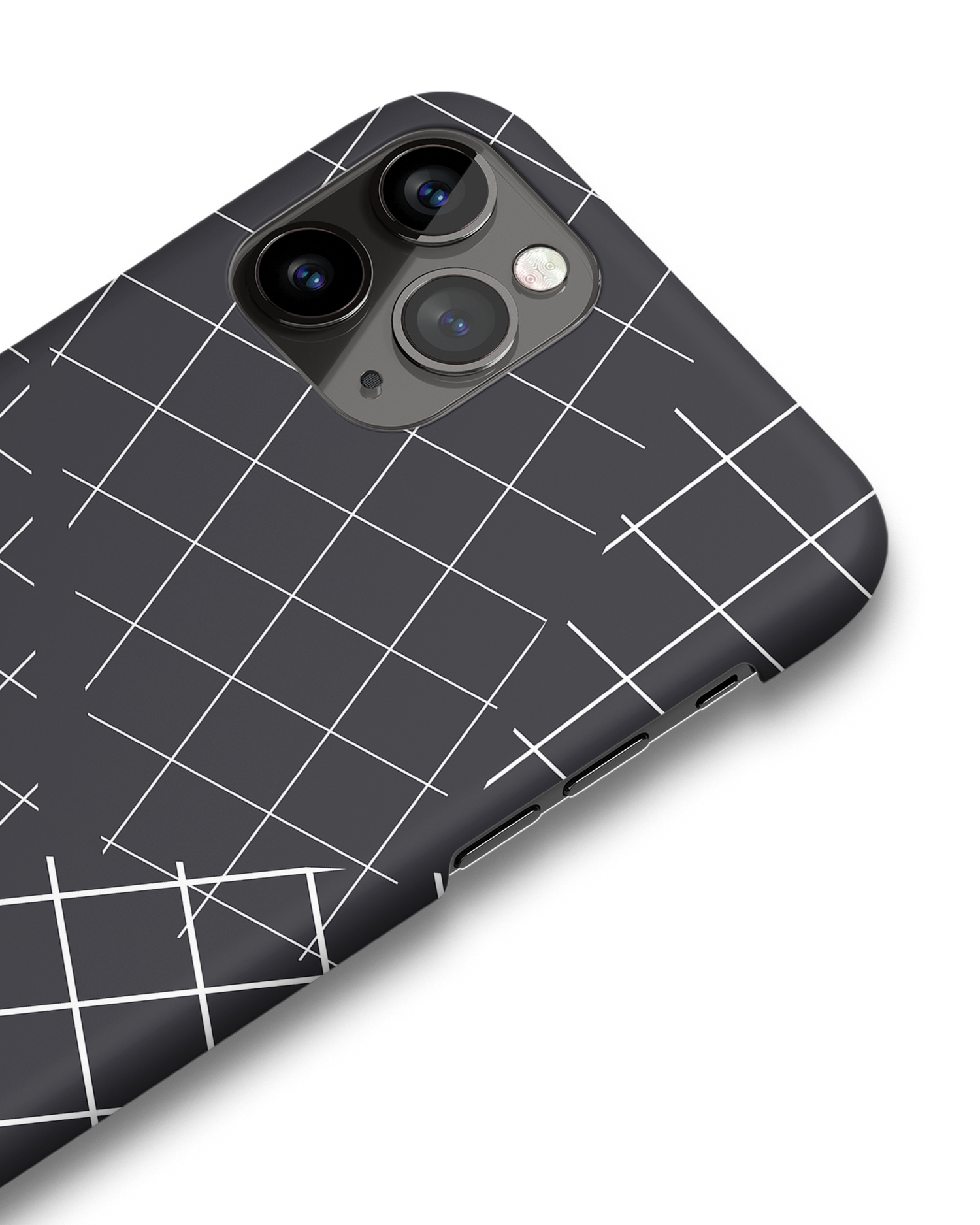 Grids Hard Shell Phone Case Apple iPhone 11 Pro Max: Detail Shot
