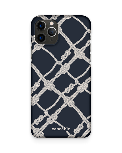 Nautical Knots Hard Shell Phone Case Apple iPhone 11 Pro Max