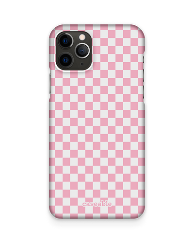 Pink Checkerboard Hard Shell Phone Case Apple iPhone 11 Pro Max