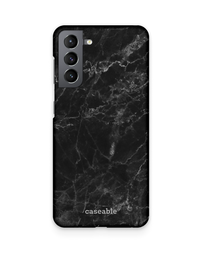 Midnight Marble Hard Shell Phone Case Samsung Galaxy S21 Plus