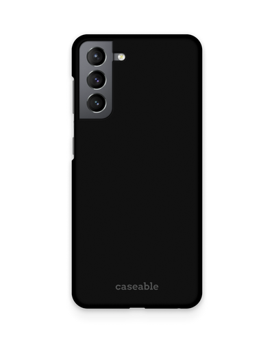 BLACK Hard Shell Phone Case Samsung Galaxy S21 Plus