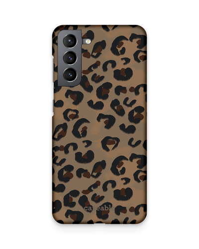Leopard Repeat Hard Shell Phone Case Samsung Galaxy S21 Plus