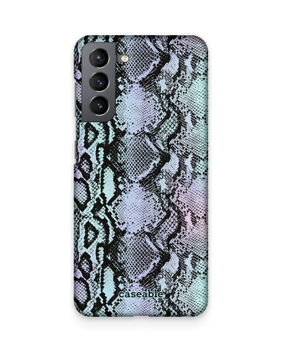 Groovy Snakeskin Hard Shell Phone Case Samsung Galaxy S21 Plus