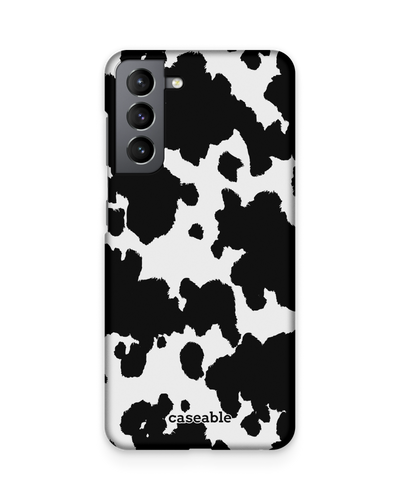 Cow Print Hard Shell Phone Case Samsung Galaxy S21 Plus