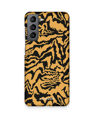 Warped Tiger Stripes Hard Shell Phone Case Samsung Galaxy S21 Plus