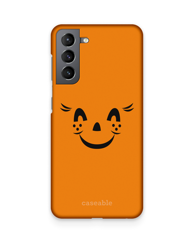 Pumpkin Smiles Hard Shell Phone Case Samsung Galaxy S21 Plus