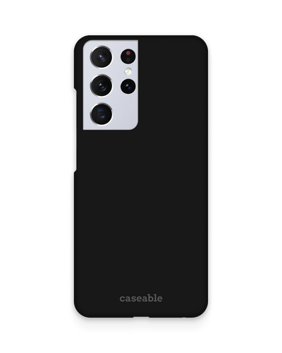 BLACK Hard Shell Phone Case Samsung Galaxy S21 Ultra