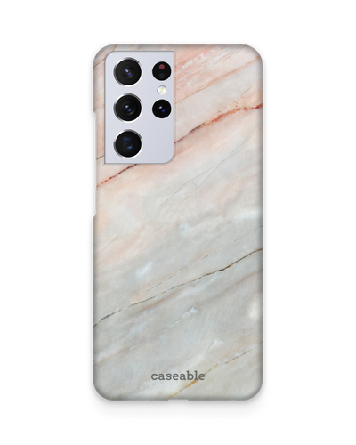 Mother of Pearl Marble Hard Shell Phone Case Samsung Galaxy S21 Ultra