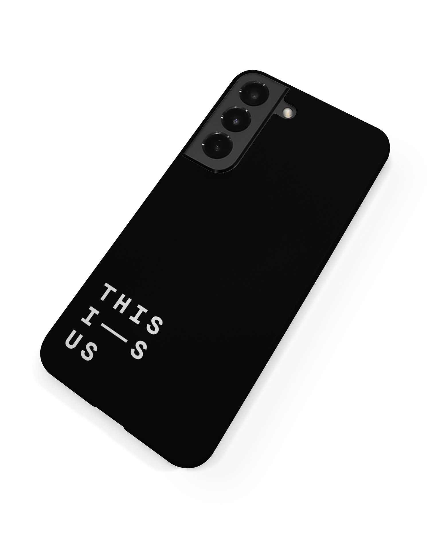 This Is Us Hard Shell Phone Case Samsung Galaxy S22 Plus 5G: Back View