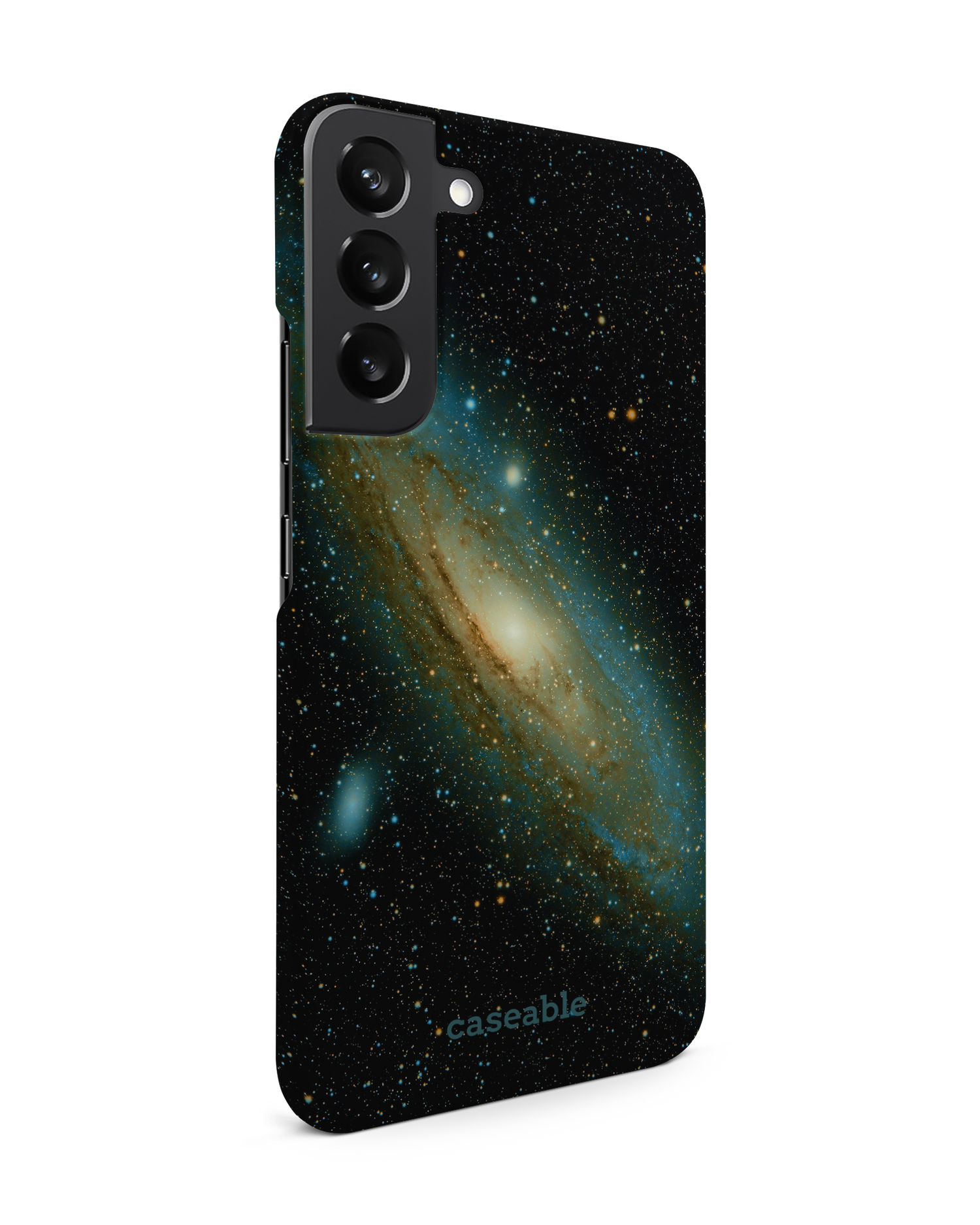 Outer Space Hard Shell Phone Case Samsung Galaxy S22 Plus 5G: View from the left side