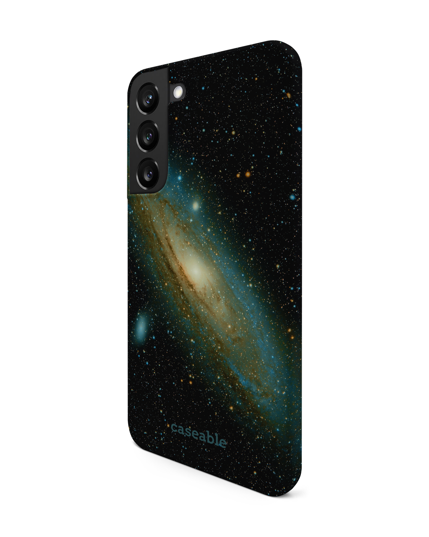 Outer Space Hard Shell Phone Case Samsung Galaxy S22 Plus 5G: View from the right side