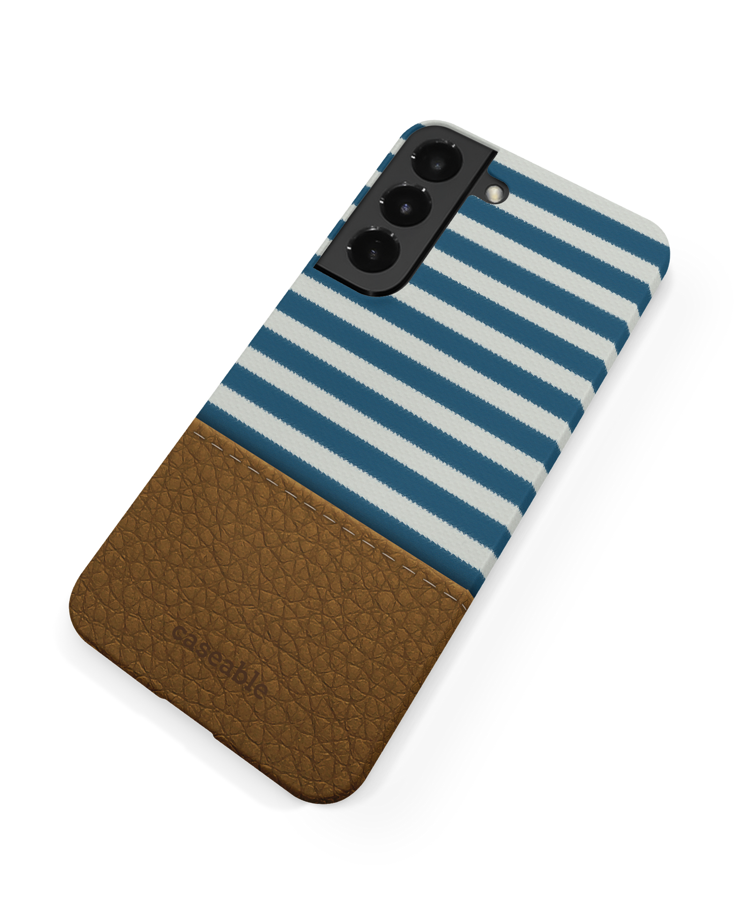 Nautical Hard Shell Phone Case Samsung Galaxy S22 Plus 5G: Back View