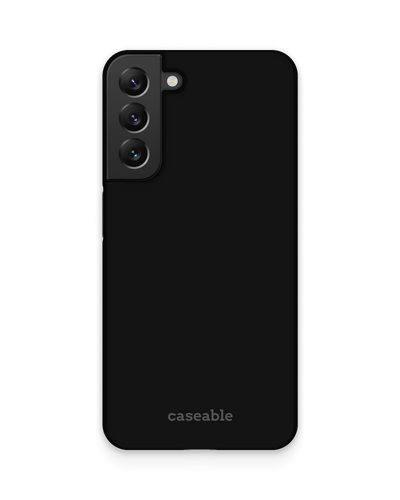 BLACK Hard Shell Phone Case Samsung Galaxy S22 Plus 5G