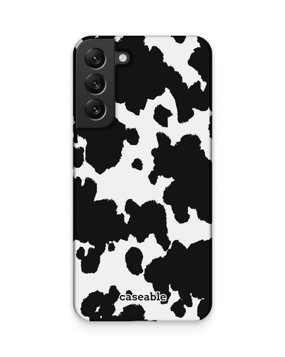 Cow Print Hard Shell Phone Case Samsung Galaxy S22 Plus 5G