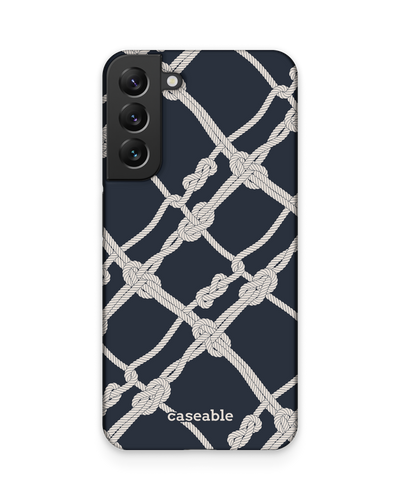 Nautical Knots Hard Shell Phone Case Samsung Galaxy S22 Plus 5G