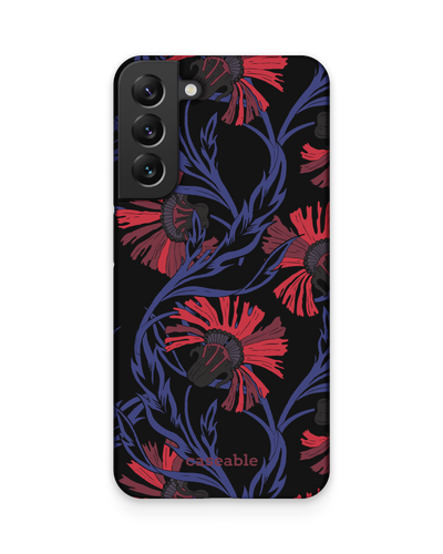 Midnight Floral Hard Shell Phone Case Samsung Galaxy S22 Plus 5G