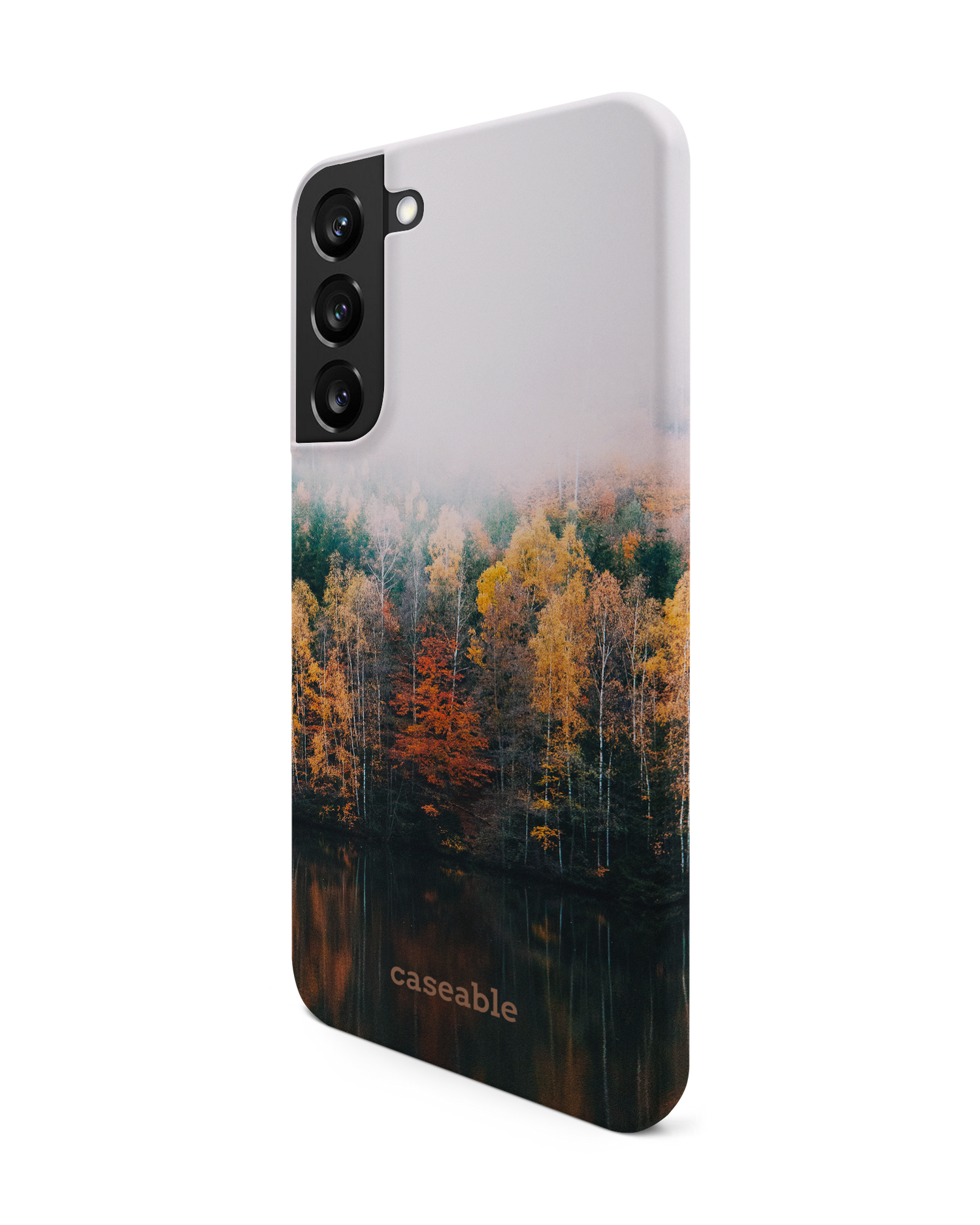 Fall Fog Hard Shell Phone Case Samsung Galaxy S22 Plus 5G: View from the right side