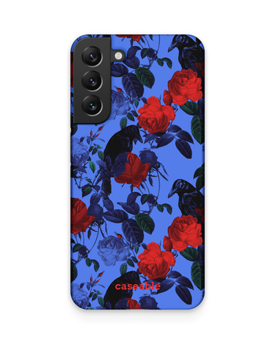 Roses And Ravens Hard Shell Phone Case Samsung Galaxy S22 Plus 5G