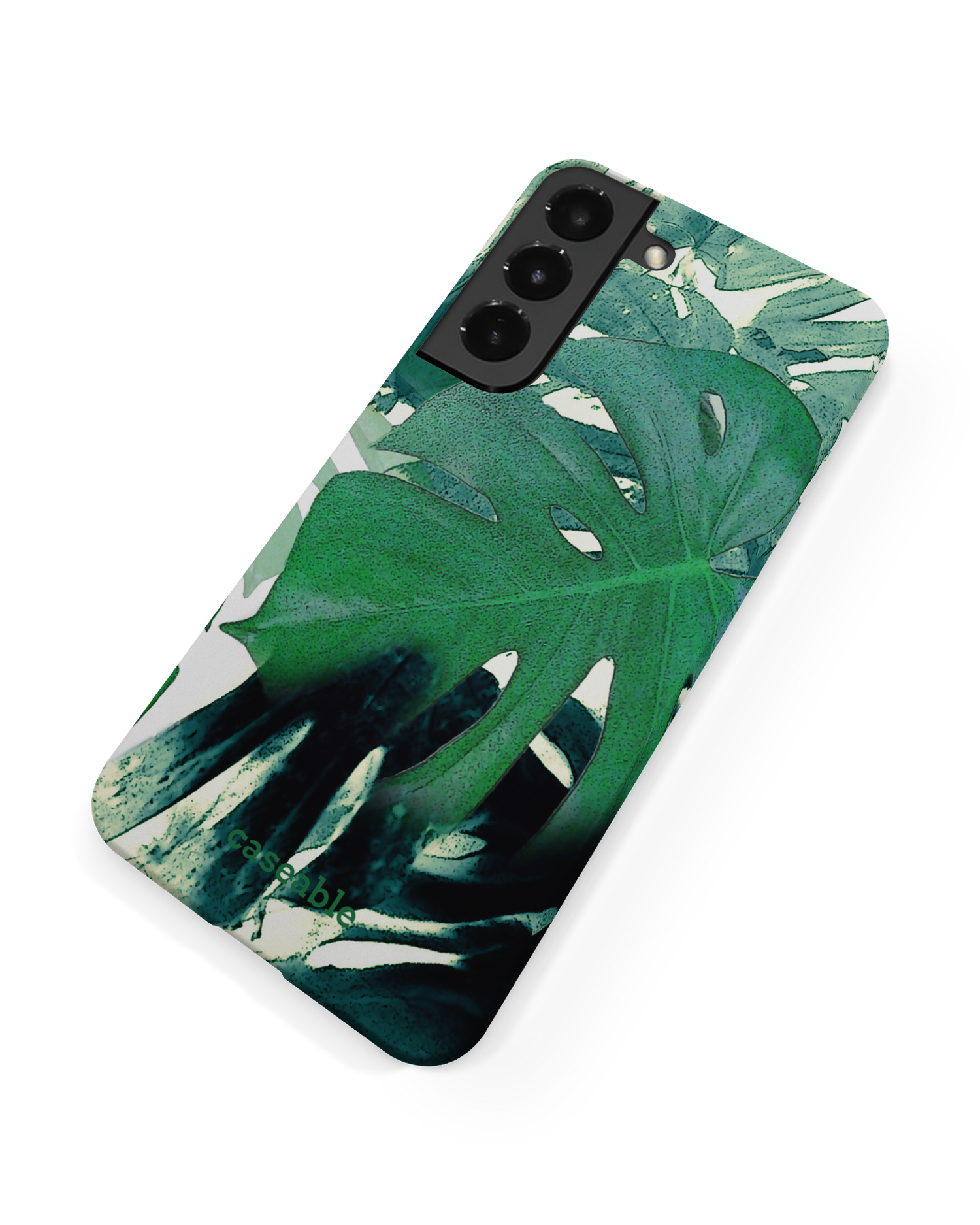 Saturated Plants Hard Shell Phone Case Samsung Galaxy S22 Plus 5G: Back View