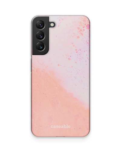 Peaches & Cream Marble Hard Shell Phone Case Samsung Galaxy S22 Plus 5G