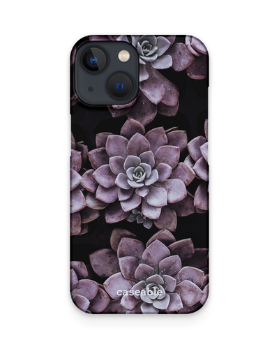 Purple Succulents Hard Shell Phone Case Apple iPhone 13 mini