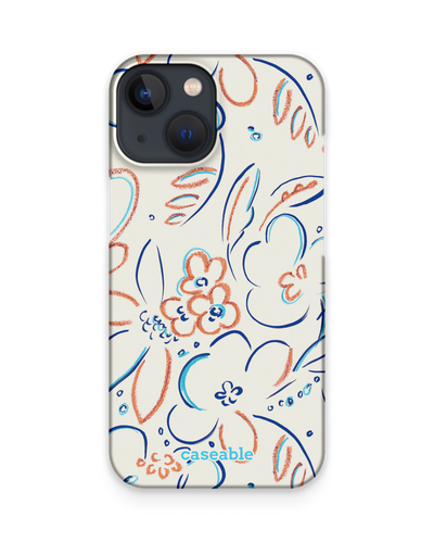 Bloom Doodles Hard Shell Phone Case Apple iPhone 13 mini