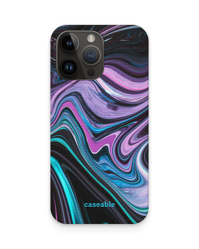Digital Swirl Hard Shell Phone Case for Apple iPhone 14 Pro Max