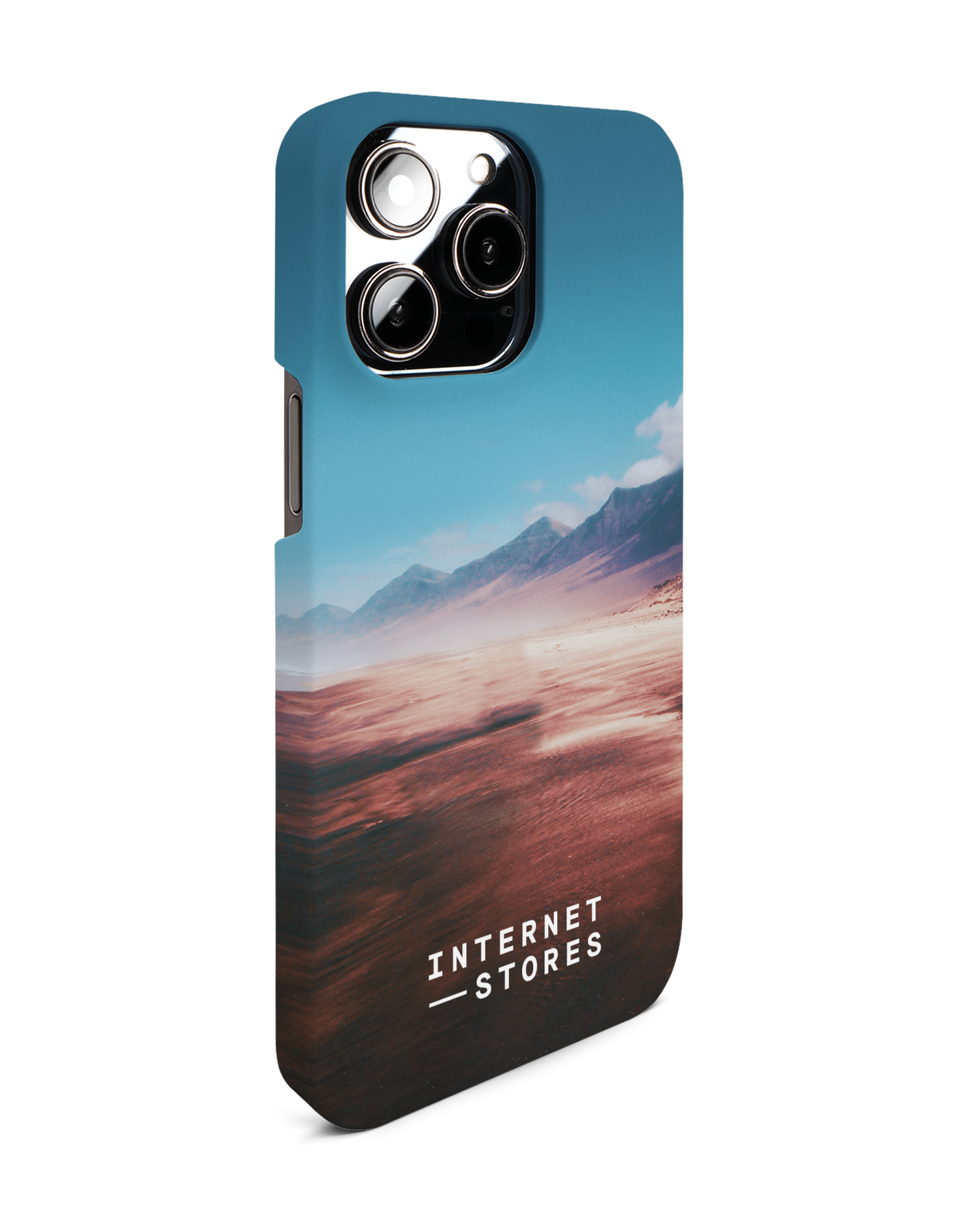 Sky Hard Shell Phone Case for Apple iPhone 14 Pro Max: View from the left side