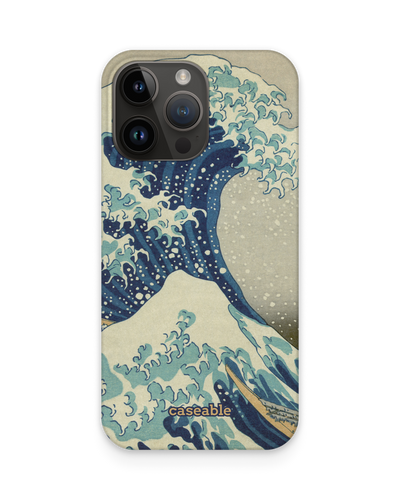 Great Wave Off Kanagawa By Hokusai Hard Shell Phone Case for Apple iPhone 15 Pro Max