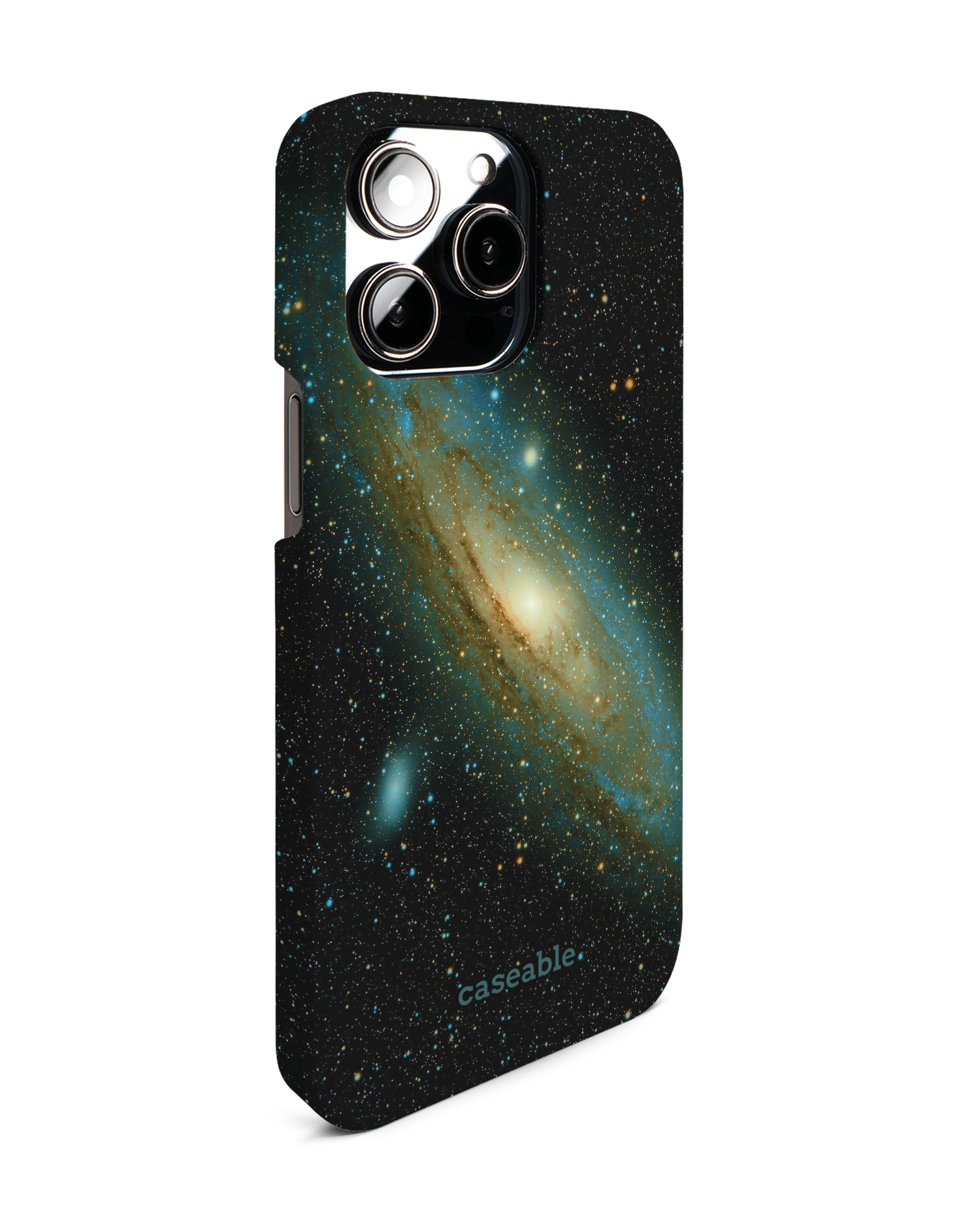 Outer Space Hard Shell Phone Case for Apple iPhone 14 Pro Max: View from the left side