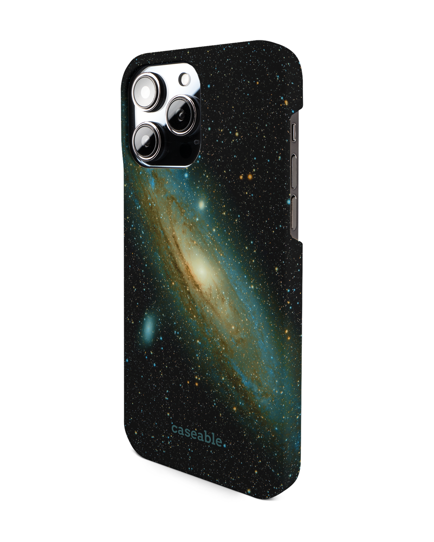 Outer Space Hard Shell Phone Case for Apple iPhone 14 Pro Max: View from the right side