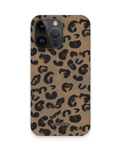 Leopard Repeat Hard Shell Phone Case for Apple iPhone 15 Pro Max