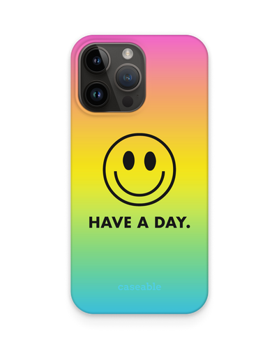 Have A Day Hard Shell Phone Case for Apple iPhone 15 Pro Max