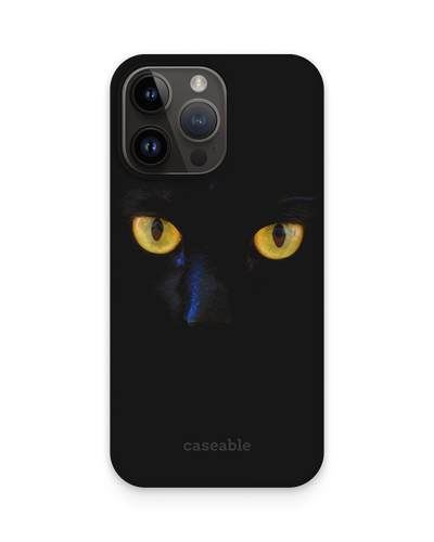 Black Cat Hard Shell Phone Case for Apple iPhone 15 Pro Max