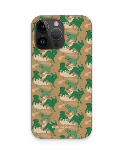 Dog Camo Hard Shell Phone Case for Apple iPhone 15 Pro Max