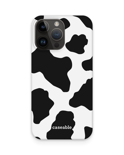 Cow Print 2 Hard Shell Phone Case for Apple iPhone 14 Pro Max