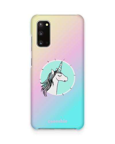 Happiness Unicorn Hard Shell Phone Case Samsung Galaxy S20