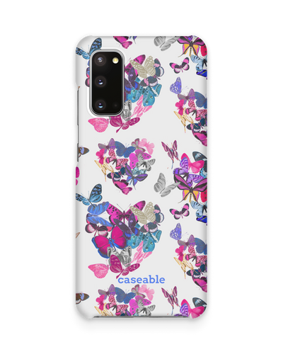 Butterfly Love Hard Shell Phone Case Samsung Galaxy S20