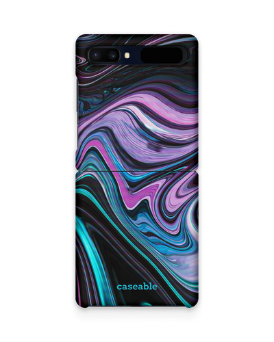 Digital Swirl Hard Shell Phone Case Samsung Galaxy Z Flip