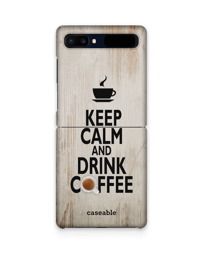 Drink Coffee Hard Shell Phone Case Samsung Galaxy Z Flip