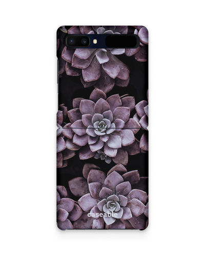 Purple Succulents Hard Shell Phone Case Samsung Galaxy Z Flip