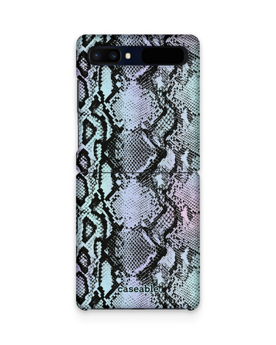 Groovy Snakeskin Hard Shell Phone Case Samsung Galaxy Z Flip