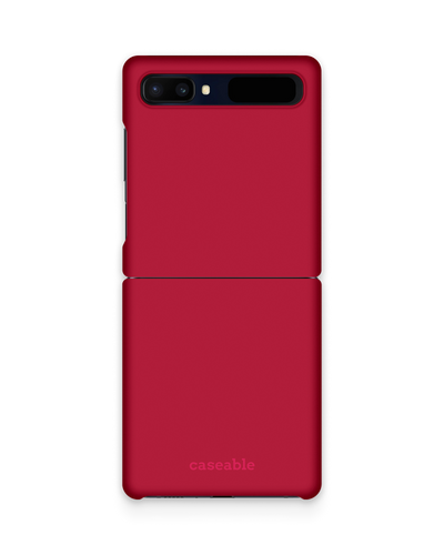 RED Hard Shell Phone Case Samsung Galaxy Z Flip